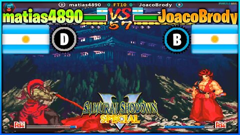 Samurai Shodown V Special (matias4890 Vs. JoacoBrody) [Argentina Vs. Argentina]