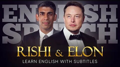 ENGLISH SPEECH | RISHI SUNAK & ELON MUSK: AI and the Future of Work (English Subtitles)