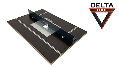 Milling table with steel and aluminum profile rails and rip fence for Bosch 1400 ACE 1200 AE routers