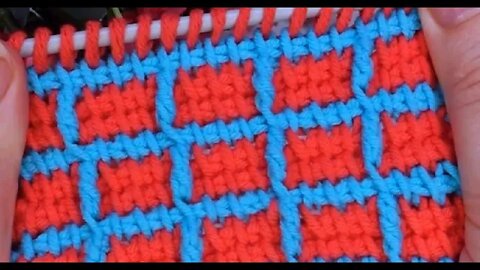 How to crochet Tunisian square stitch for blanket tutorial for beginners