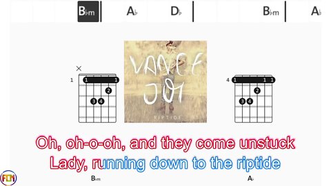 Vance Joy - Riptide - (Chords & Lyrics like a Karaoke)