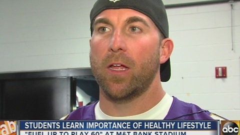 Baltimore Ravens help students get healthy