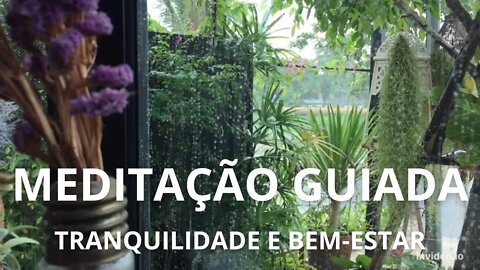 MEDITAÇÃO GUIADA: TRANQUILIDADE E BEM-ESTAR