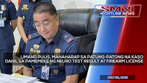 Limang pulis, mahaharap sa patung-patong na kaso dahil sa pamemeke ng neuro test result