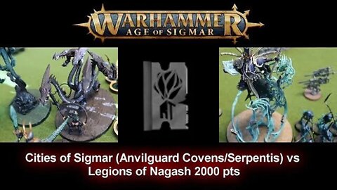 Age of Sigmar Battle Report - Cities of Sigmar vs Legions of Nagash 2000pts