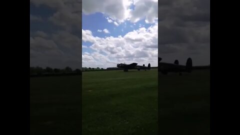 Avro Lancaster Moving By