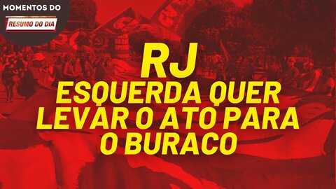 Mesmo com boicote população toma às ruas no Rio | Momentos Resumo do Dia