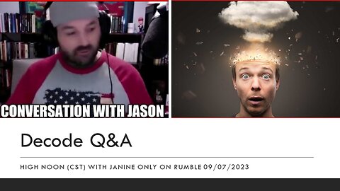 Jason Q Live with Janine - Q & A on Current Events 9/7/23 NOON