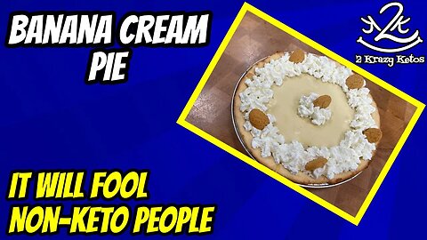 Keto Banana Cream Pie