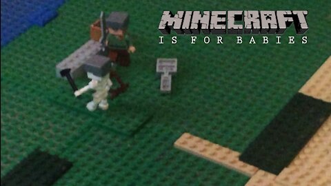 Attack Of The Skeleton (LEGO Minecraft Stop-Motion)