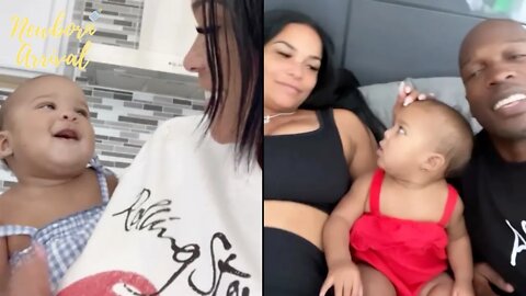 Chad Ochocinco & Sharelle Rosado's Daughter Serenity Happy To Be On Mommy's Instagram! 😊