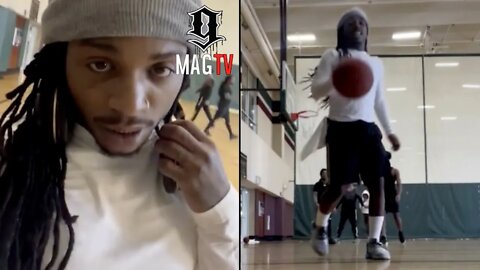 Jacquees Shows Off His Basketball Skills! 🏀