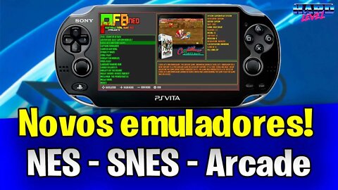 PS Vita - Novos emuladores de SNES, Nintendinho e Arcade! Como instalar e usar! (PSNES, PNES,PFBneo)