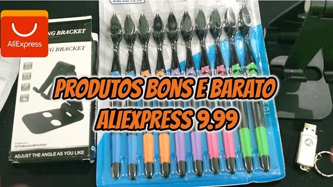 Unboxing Produtos Bons e Barato Aliexpress 9 99