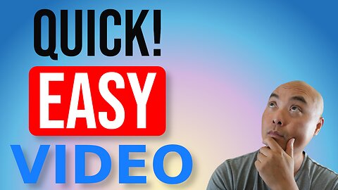 QUICK Video Quality BOOST!🔥