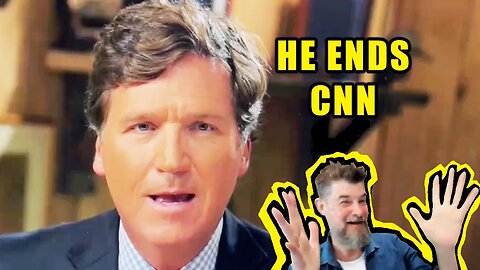 TUCKER CARLSON ENDS CNN! - TRUMP NEWS