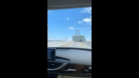 The highest Bridge in Maryland (Bay Bridge)