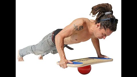 Dailyart Balance Board Trainer Professional Wooden Training EquipmentBalance Board Surf Traine...