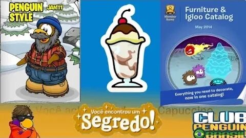 🏬Todos Os Segredos Dos Catálogos Fevereiro 2022 - Club Penguin Brasil (Loja Pinguim E Iglus/Móveis)