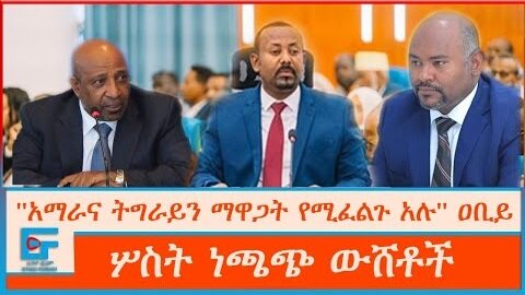 ETHIO FORUM | ''አማራና ትግራይን ማዋጋት የሚፈልጉ አሉ'' ዐቢይ ፤ሦስት ነጫጭ ውሸቶች