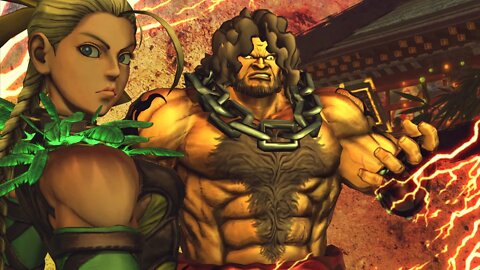 Street Fighter X Tekken: Marduk (Swap Costume) & Cammy vs Nina & Zangief - 1440p No Commentary