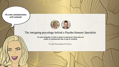 #17 The intriguing psycology behind a Psycho-Sensory Specialist.