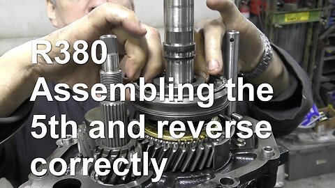 R380 assembling the 5th and reverse correctly