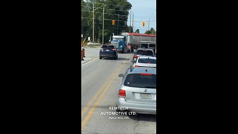 Wrong way Driver In Halton Hills Ontario