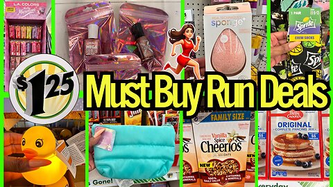 Dollar Tree Shop W/Me🏃🏽‍♀️🔥Dollar Tree $1.25 Must Buy Run Deals🏃🏽‍♀️🔥New at Dollar Tree