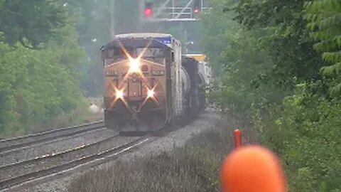 CSX L322 Local Manifest Mixed Freight Train from Sterling, Ohio July 1, 2023