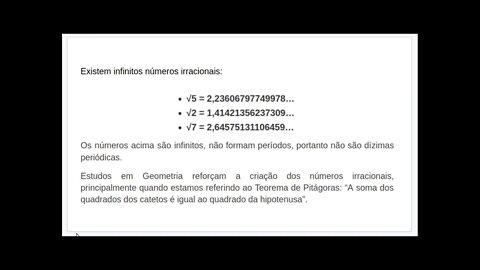 Matemática 7ºano - aula 32 - REVISÃO - Localizando números na reta e Teorema de Pitágoras [ETAPA]