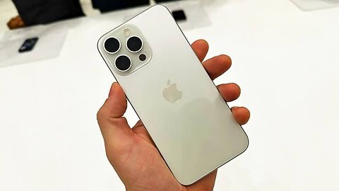 iPhone 15 Pro Max in Natural Titanium!