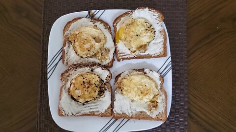 EGGS 15 WHOLE , GRAIN BREAD , RANCH BUTTER MILK DRESSING