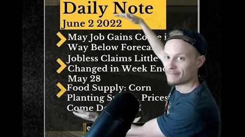 HUGE MISS in #May #Job #Gains, Small biz jobs down, #Corn Planting Catches up and what that means