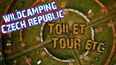 🇨🇿 Wildcamping in cemetery ¦ TOILET TOUR etc...