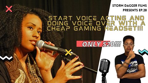 HOW To Get Into Voice Acting/Voice Over With JUST A CHEAP Gaming Headset!!!