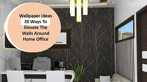 Wallpaper ideas – 20 Ways To Elevate The Walls Around Home Office