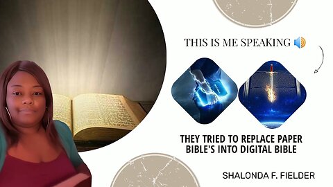 They tried to replace paper Bible's into digital Bible