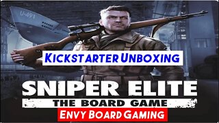 Sniper Elite Kickstarter Unboxing