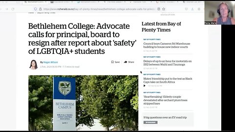 Bethlehem College In The Firing Line of NZ Herald Again... Is There An Agenda Here?