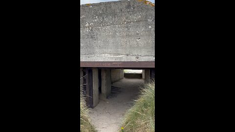 An intact German fighting position in Normandy. Imagine trying to assault a position like this…