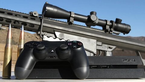 Sony PS4 vs .50 cal - Slow Motion at 50,000 FPS playstation #Shorts