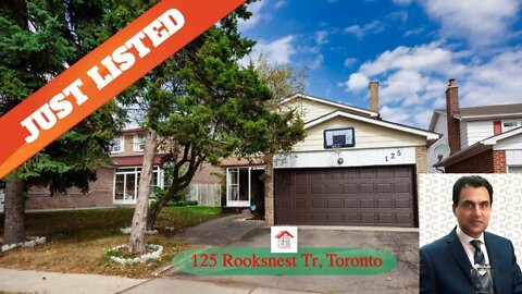 4 Bedroom Detached Home - 125 Rooksnest Tr, Toronto