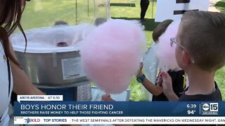 Gilbert brothers raise money in honor of their friend who died from cancer