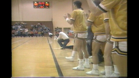 February 28, 1987 - DePauw Tigers & Coach Mike Steele & Their Home Court Winning Streak