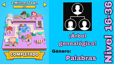 ¡ARBOL GENEALOGICO👨‍👩‍👧‍👦! - 2. HILLCREST TOWN✔️(NIVEL 16 al 36) 12+ años - 🔴GENERO: PALABRAS🔴