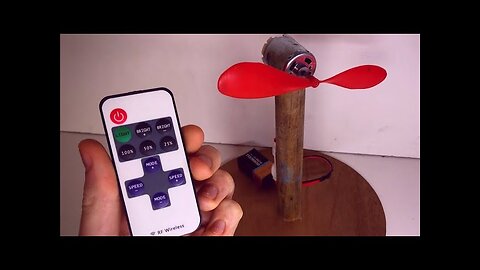 How to make remote control fan (Desktop fan)