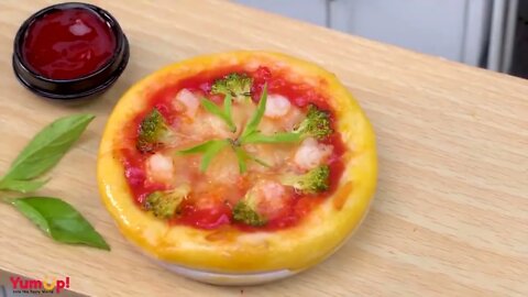 MINI PIZZA DE UM JEITO QUE NUNCA VIU IGUAL ASMR