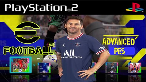 PES 2021 PS2 ADVANCED eFOOTBALL PREMIER LEAGUE 100% ATUALIZADO EDITOR LETO