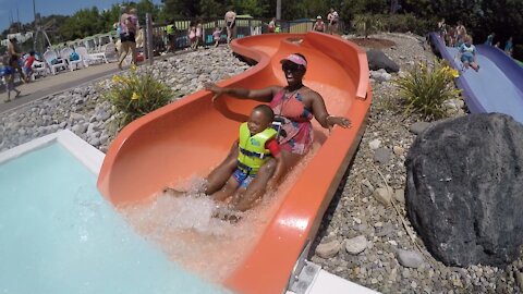 Blasian Babies Family Ocean Breeze Water Park!